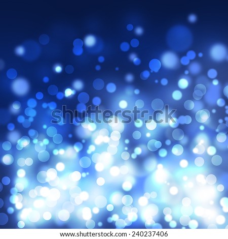 Abstract Blue Glitter Background