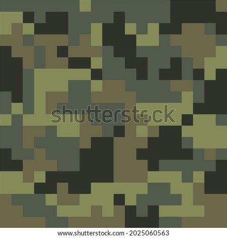 Digital Leaf Camo Pattern Snake Gear Camouflage Metal Solid 3 8bit Pixel Art
