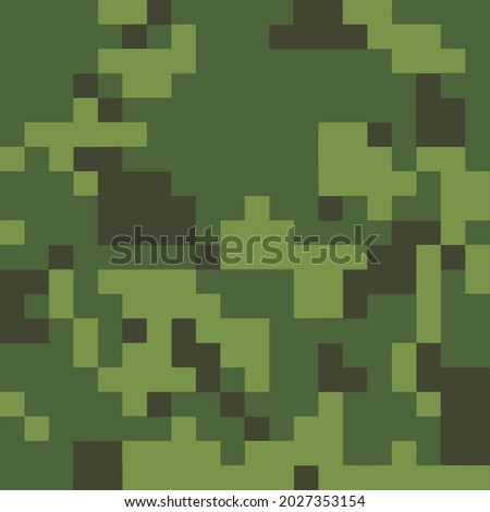 Digital Moss Dark Green Rippled Grassy Skin Camo Pattern Snake Gear Camouflage Metal Solid 3 8bit Pixel Art