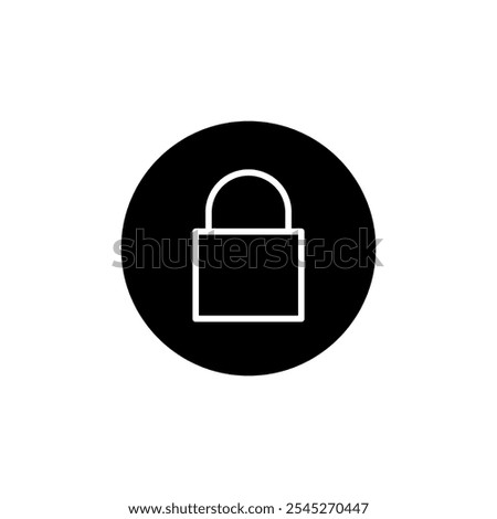 Lock Locked Unlock Unlocked Safety Secure Protected Protection Simple Minimalist Icon Logo Vector EPS PNG Transparent No Background Clip Art 