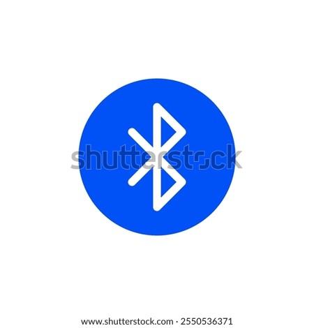 Bluetooth Blue Tooth Wireless Data Transfer Technology Simple Minimalist Icon Logo Vector EPS PNG Transparent No Background Clip Art 