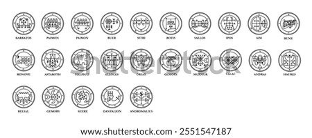 Orias Oriax Marquis Dictionnaire Infernal Ars Goetia Demon Hell Logo Icon Sign Symbol Emblem Badge Transparent No Background Vector EPS PNG Clip Art