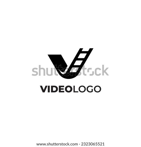 modern and minimalist video logo