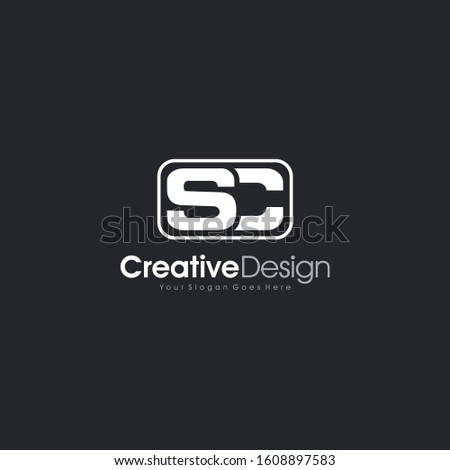 SC Logo Letter Initial SC abstract Logo Template Design Vector, Emblem, Design Concept, Creative Symbol design vector element for identity, logotype or icon