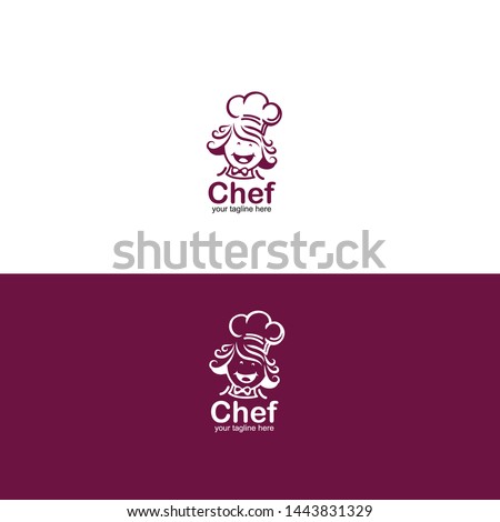 CUTE HAPPY CHEF VECTOR. LOGO FOR RESTAURANT, BAKERY AND ANY MORE - Vector