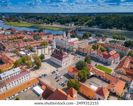 Similar – Image, Stock Photo old town Town Downtown