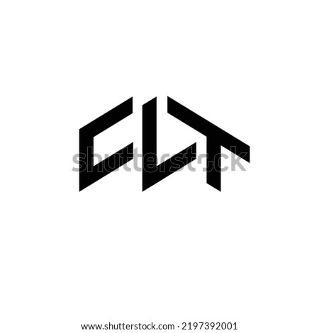 initial letter logo CLT logo template
