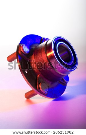 hub and bearing of wheel in color light