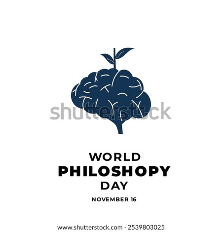 World philoshopy day poster square size