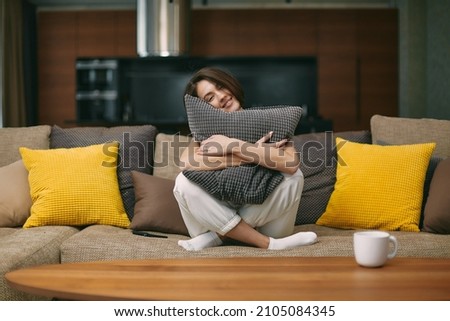 Similar – Image, Stock Photo Woman sitting on sleepers in middle of railway