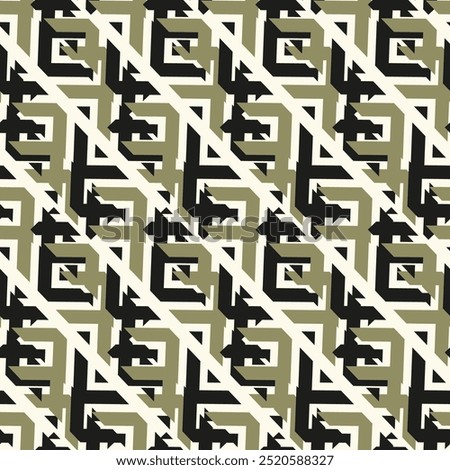 Vector geometric pattern of random zigzag shapes. Rough sharp texture. Abstract monochrome background, abstract texture