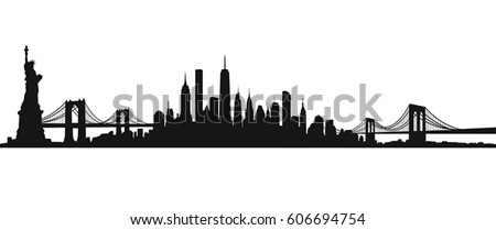 New York City Skyline Vector