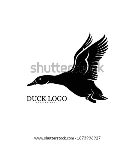 Flying Duck Silhouette | Free download on ClipArtMag