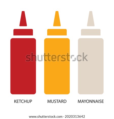 Sauces. There are three main types of sauce. Ketchup is a vegetable sauce made from tomatoes and spices. Mustard is a hot sauce using the seeds of the Mustard plant. Mayonnaise is a delicate sauce.