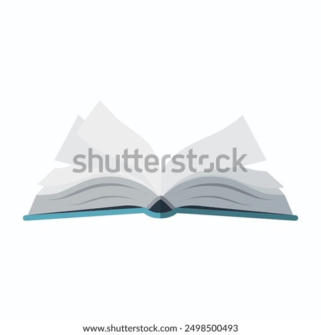 Similar – Image, Stock Photo book with turning pages