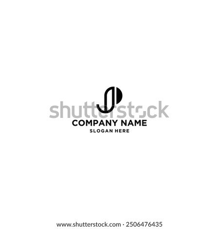 Letter p logo vector simple elegant letter p logo design