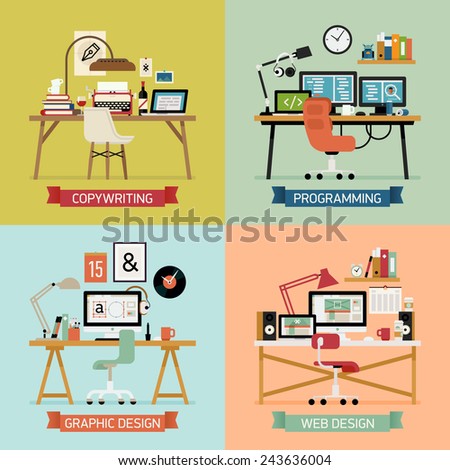 Similar – Image, Stock Photo Desk chair, covered with plastic bag, in front of sink, creates eerie impression of cloaked person