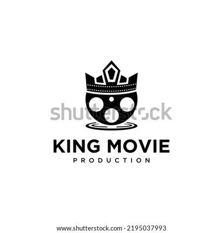 King Movie Production Logo Design