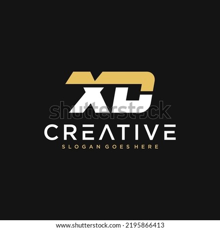 Letter XD Logo Design Monogram
