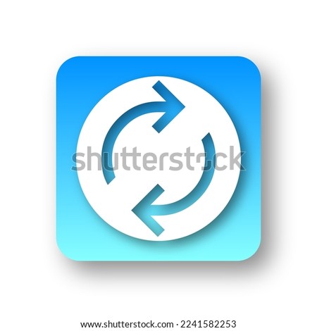vector of simple Autorenew icon
