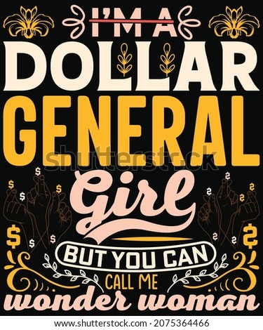 dollar general girl lover t-shirt design