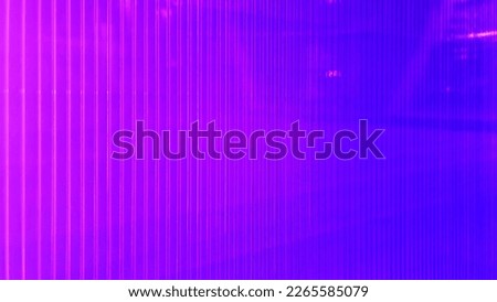 Similar – Image, Stock Photo A purple plastic sheet hangs behind a barrier fence in front of a concrete wall. Construction site, security