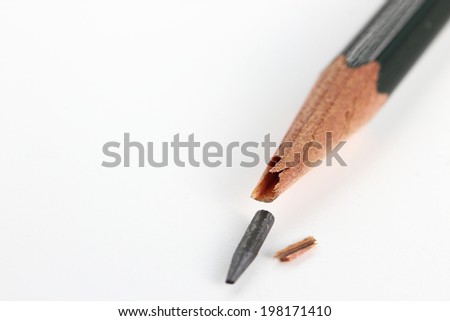 The broken pencil