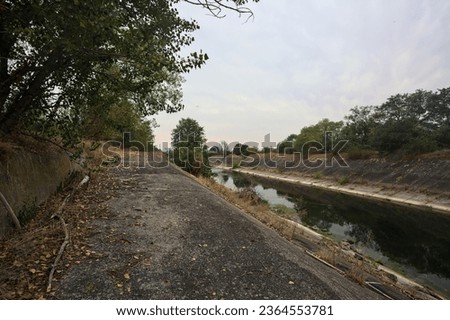 Similar – Image, Stock Photo Channels Fence Gate Meadow