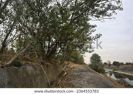 Similar – Image, Stock Photo Channels Fence Gate Meadow