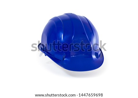 security green helmet for civil protection isolated on white background Foto stock © 