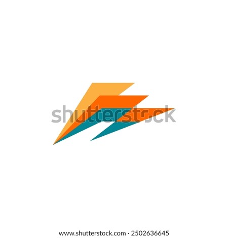 Abstract Geometric Linear logo design. sport icon, event modern template concept design. Vector illustrations