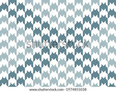 Stylish goose foot. Pattern of gray and white crow's feet. Dark gray diagonal. Vector illustration. Stock fotó © 
