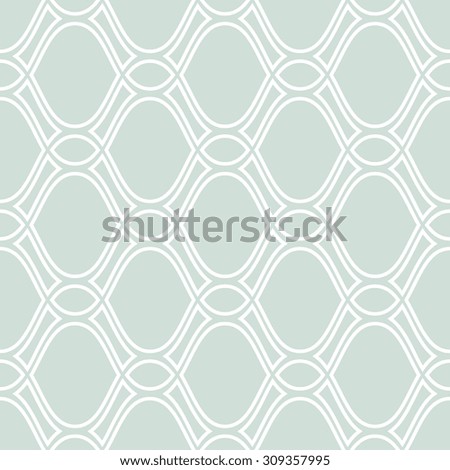 Geometric ornament. Seamless  blue and white background. Abstract repeating geometric pattern