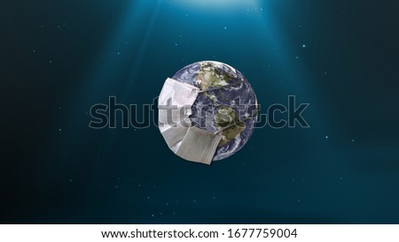 Similar – Image, Stock Photo Corona Planet corona