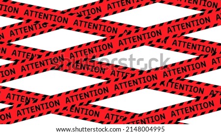 Safety stripe tape vector background.