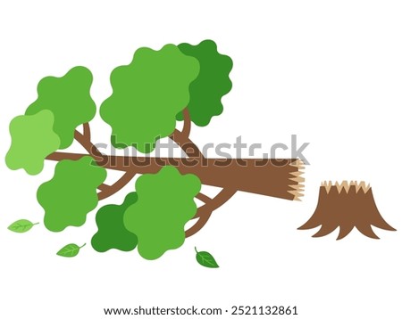 Similar – Image, Stock Photo Broken tree Tree