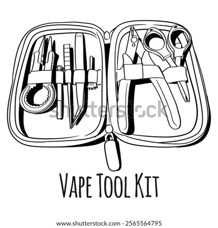 Multi functional tool kit designed for vape. The kit includes many useful tools that can be used for coil building, wicking, adjusting. It will be a great helper for DIY lovers.