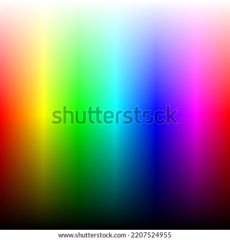 RGB Color Picker CSS HTML Hex Color Code For Website and Application Vector Background Illustration