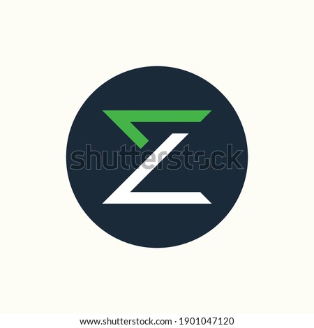 Sigma white green logo vector concept