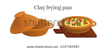 Similar – Image, Stock Photo Ready clay pots in workshop