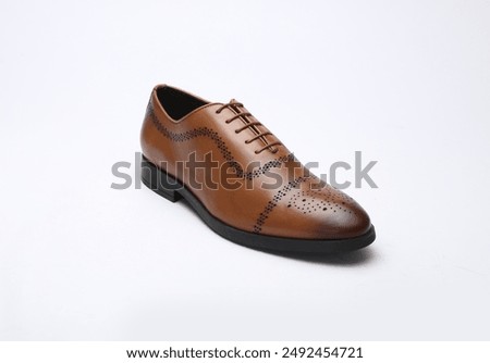 Similar – Image, Stock Photo brown leather wedding shoes on the sofa