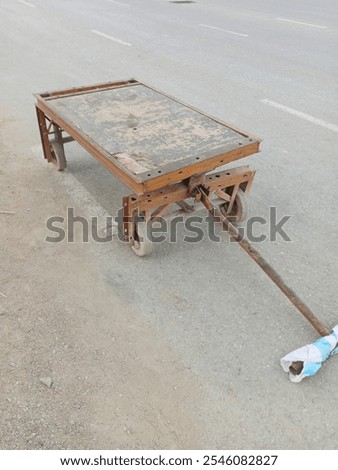 Similar – Image, Stock Photo Luggage Thing luggage cart