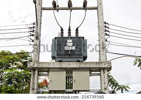 Transformer on the pole