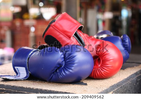 Boxing glove it is good for protecting peoples hand Zdjęcia stock © 