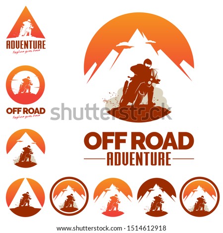 Off Road Adventure logo, rally sport theme.
vector. letter O as the world or the badge or circle.
letter A as mountain.