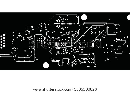 layout PCB  with gerber files of inner layers