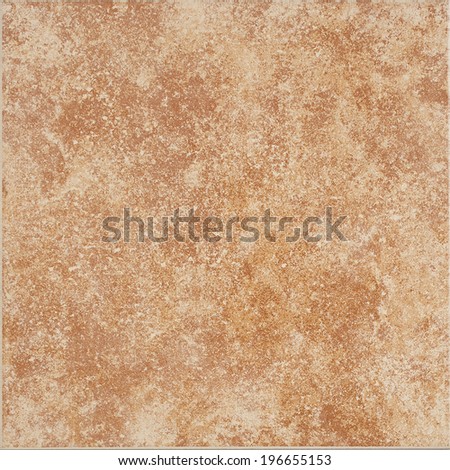 Rustic ceramic floor tile background in rusty color