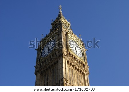 big ben clock tower, London, England