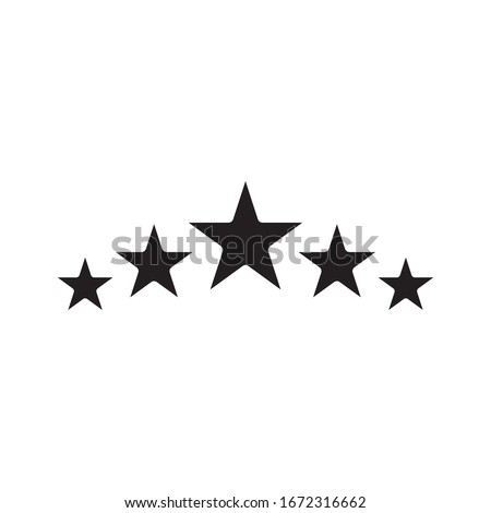 star icon vector symbol template