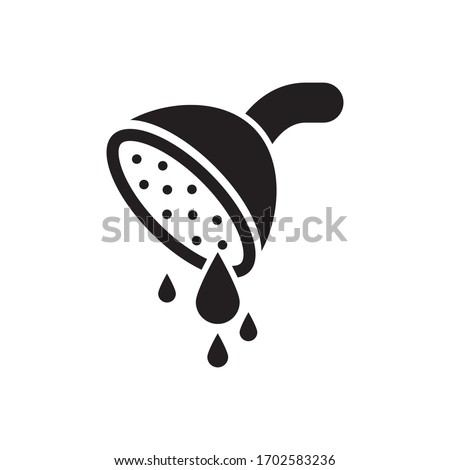 Shower icon vector symbol template